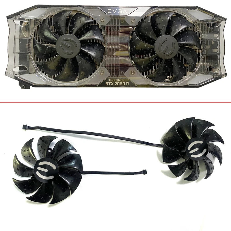 * Làm mát 85mm PLA09215S12H 4PIN RTX2080 2080TI GPU FAN cho EVGA RTX 2080 Ti 2060 2070 SUPER XC ULTR