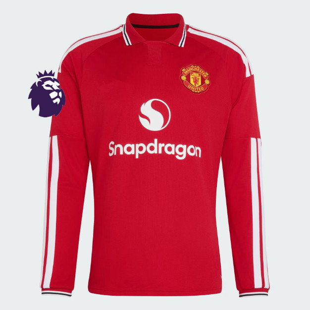 Áo đấu dài tay 26 / 27 Manchester United Home chất lượng cao MBEUMO #19 B.FERNANDES #8