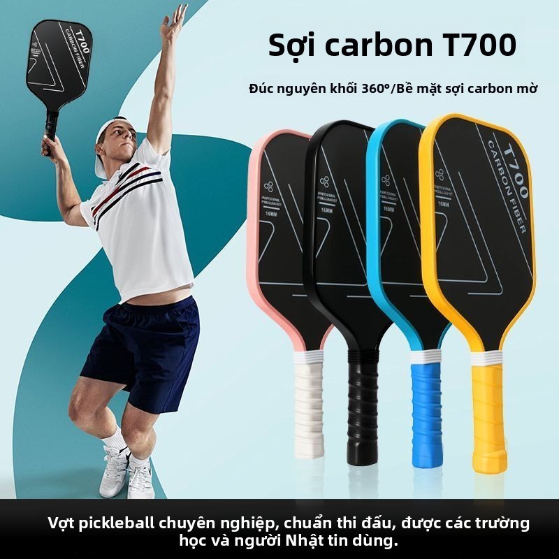 T700 Pickleball Vợt Pickleball Frosted Carbon Fiber Pickleball Vợt Trò Chơi Vợt Siêu Nhẹ