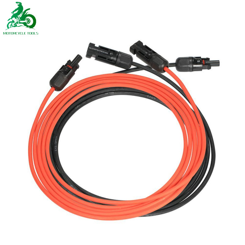 1Pair Black & Red , 10/20/30 Feet Solar Panel Extension Cable Wire with MC4 Female and Male Connecto