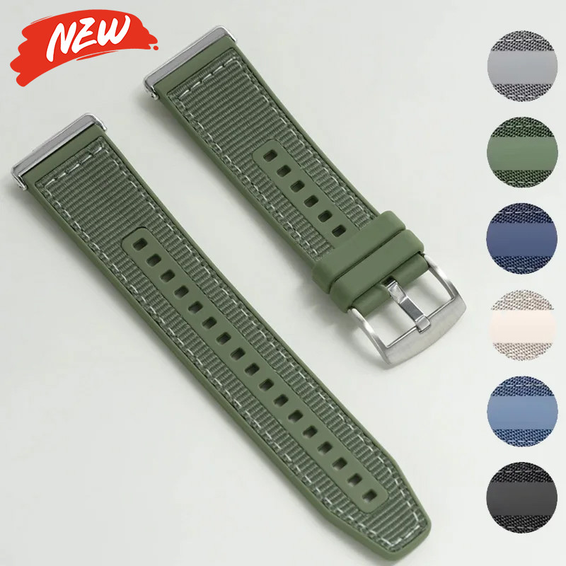 Dây đeo nylon bện silicon cho Huawei Watch Fit 5 Pro / Fit 5 cho vòng đeo tay Huawei Watch Fit 3 / 4