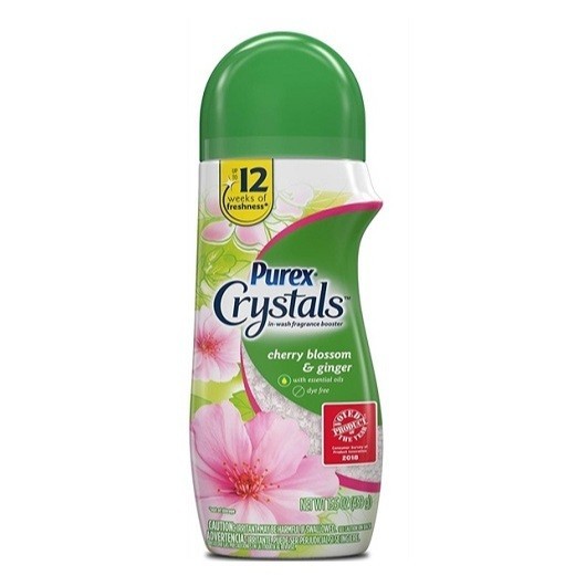 Hạt thơm giúp thơm áo quần Purex Crystals 439g - Chery Blossom & Ginger (Mỹ)