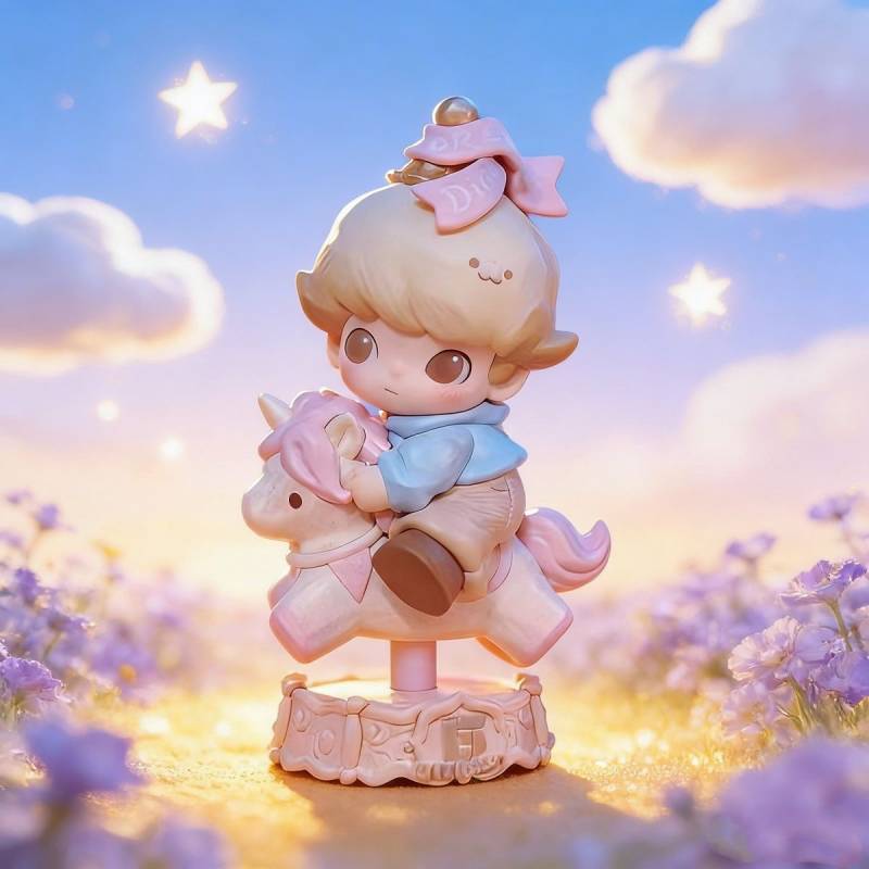 Dimoo Childlike Innocence Hand-Made Designated Blind Box National Version Dimoo Carousel Fashion Pla