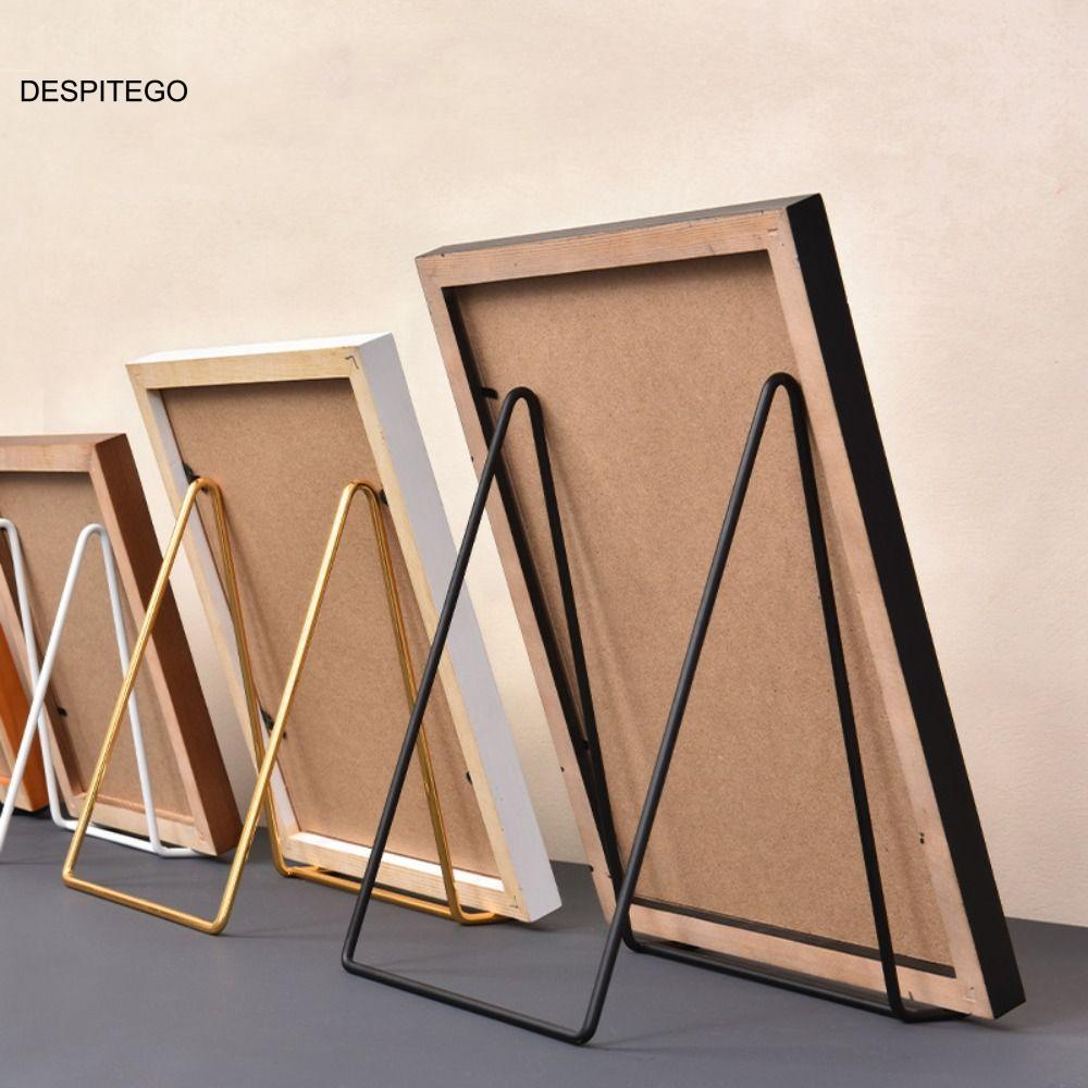 DESPITEGO Iron Magazine Rack, File Photo Book Storage Rack, Bộ sưu tập báo đơn giản Hình ảnh Giá đỡ 