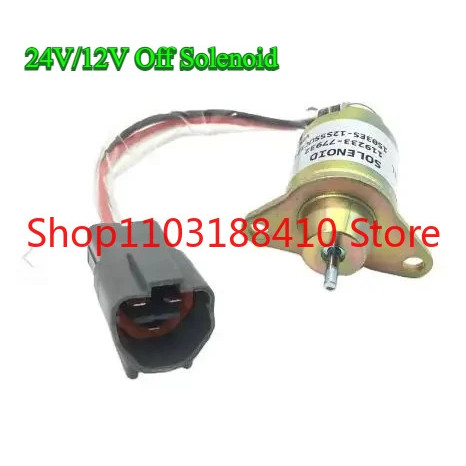 24V / 12V 1503ES-12S5SUC12S Dừng Nhiên Liệu Solenoid Tắt Điện Từ Cho yanmar Động Cơ Diesel Tắt Điện 