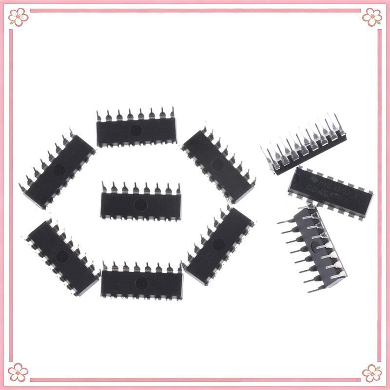 (COD) 10 CÁI CD4017BE 4017 CD4017 IC chia bộ đếm thập kỷ