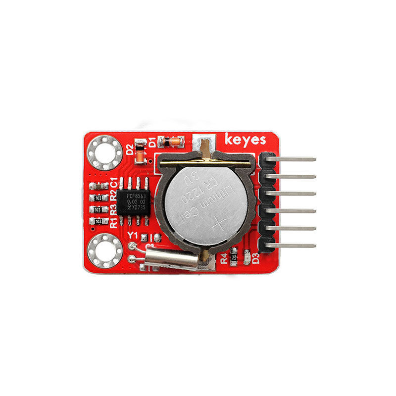 KEYES PCF8563 Lịch Mô-đun đồng hồ thật miễn phí CR1220 Bảo vệ tắt nguồn pin Thích hợp cho arduino