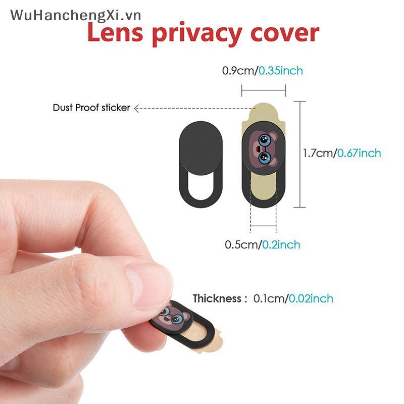 3 Chiếc Zoon Họa Tiết WebCam Camera Bao Laptop Stiers Cho Laptop Điện Thoại Thông Minh Bảo Vệ Quyền 