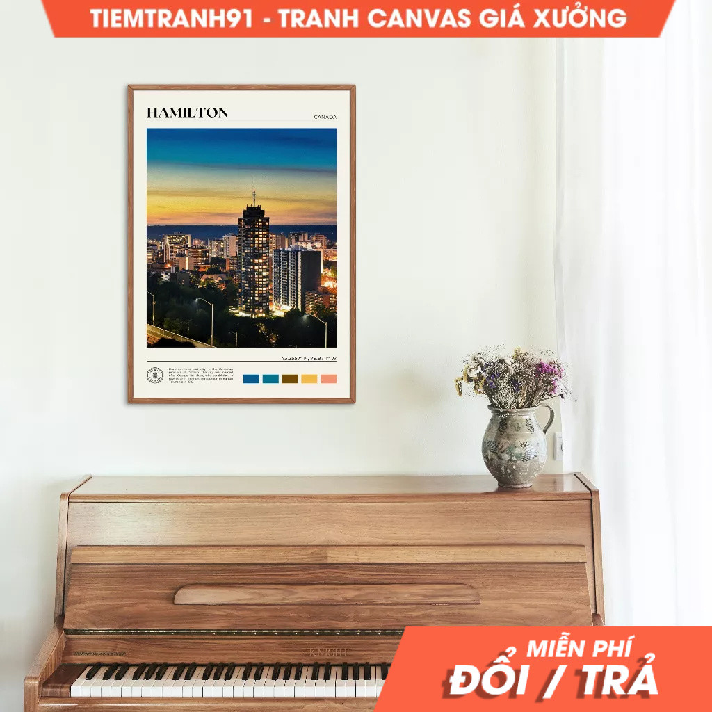 Tranh treo tường, Oil Paint, Hamilton Wall Art, Hamilton Poster, Hamilton Photo, Hamilton Decor, Can
