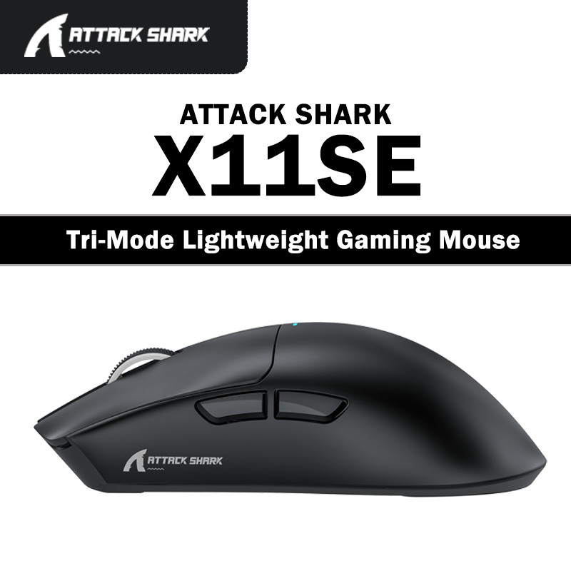 Chuột chơi game không dây ATTACK SHARK X11 X11SE PAW311 22000DPI Tri-Mode Bluetooth RGB