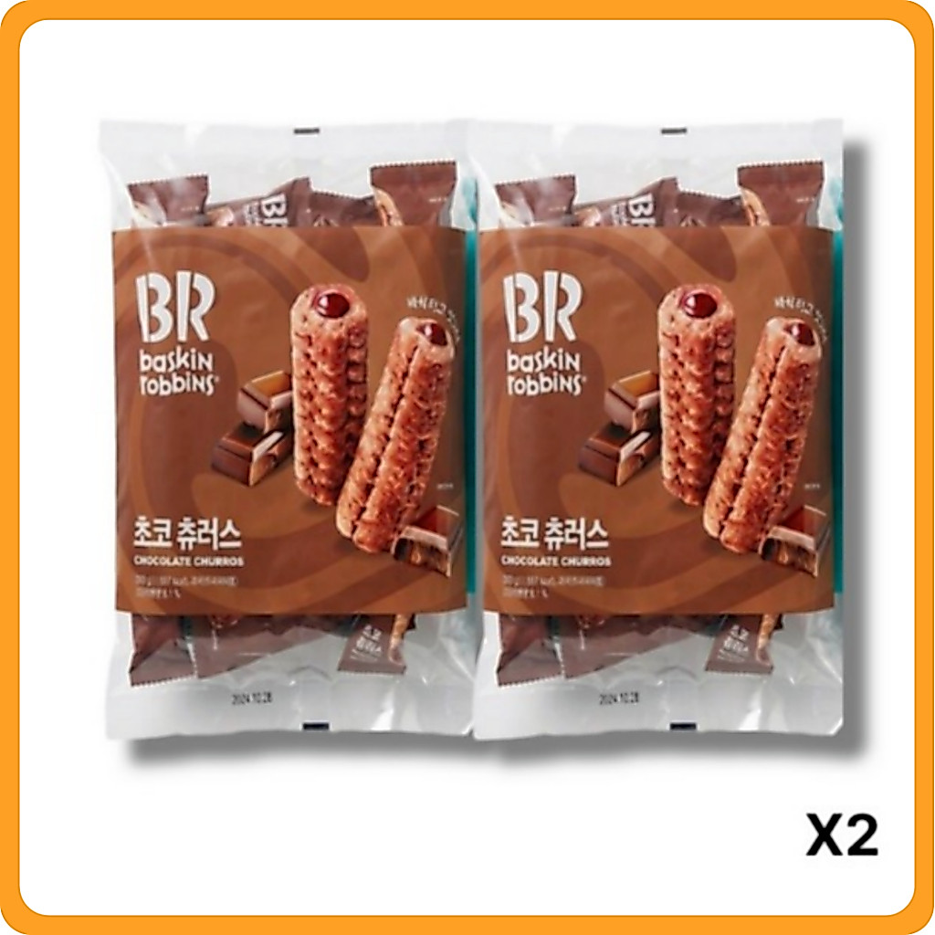 2 Baskin Robbins Choco Churros