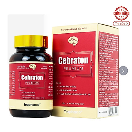 CEBRATON PREMIUM VIÊN UỐNG BỔ NÃO, GIẢM CĂNG THẲNG ĐAU ĐẦU,CẢI THIỆN MẤT NGỦ