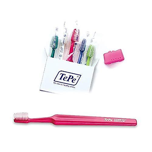 TePe Select Compact Toothbrush Set - 5 Pack (Medium/Extra Soft)/ Direct from JAPAN
