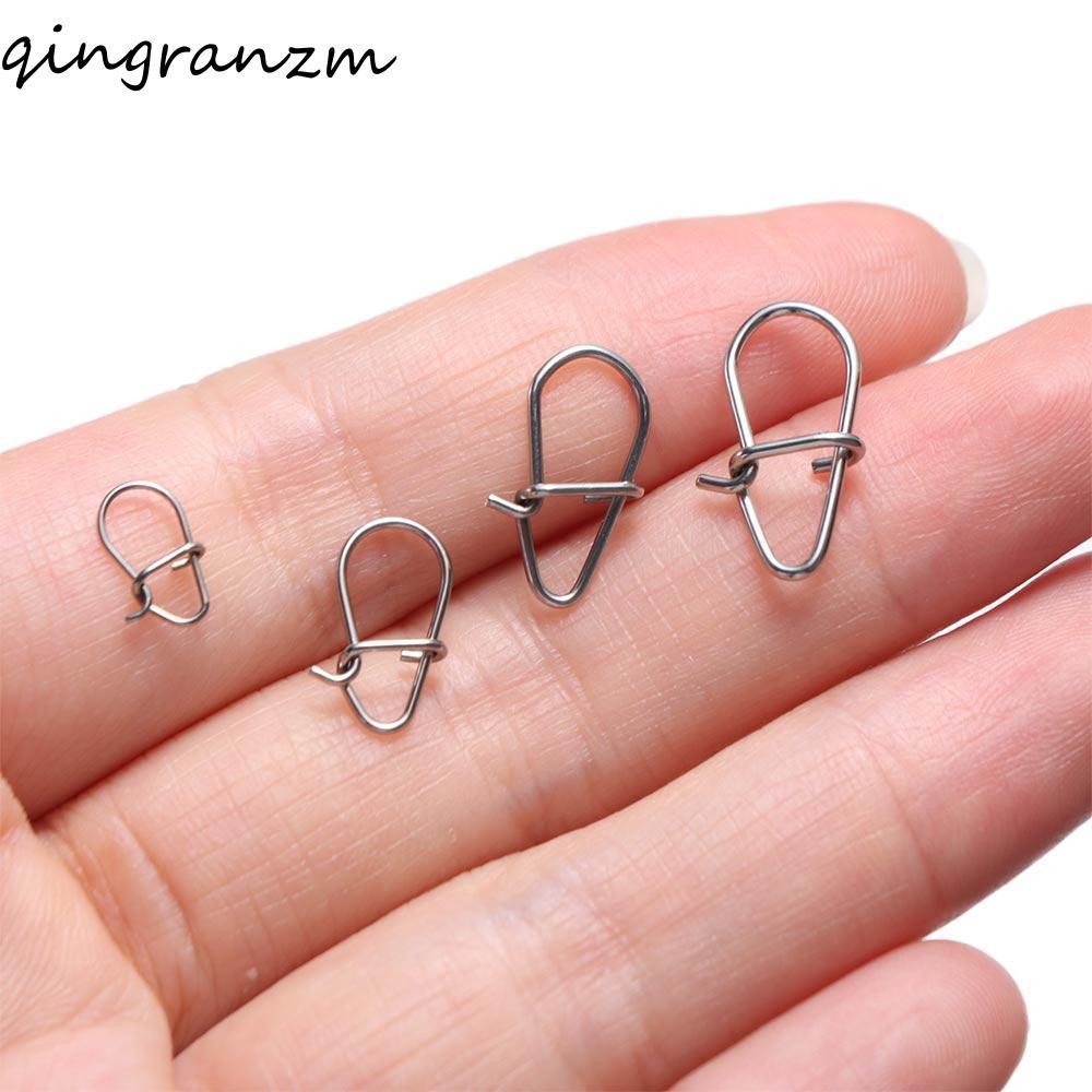 NEXOR Mồi Câu Cá Kết Nối Khóa An Toàn Snap Kết Nối Dụng Cụ Cá Phụ Kiện Câu Cá 100 Chiếc Câu Cá Móc S