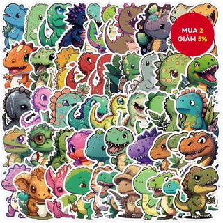 Khủng Long Series Graffiti Miếng Dán 50 Chiếc Cho Vali Điện Thoại Di Động Ốp Lưng Laptop Mũ Bảo Hiểm Ván Trượt Chống Thấm Nước Trang Trí Dán DIY Sáng Tạo Dễ Thương