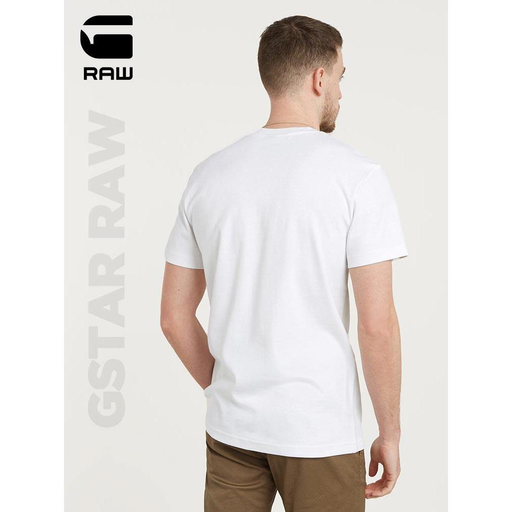 Áo thun nam cổ tròn ngắn tay G-STAR RAW Classic Logo đơn giản và đa năng D25086