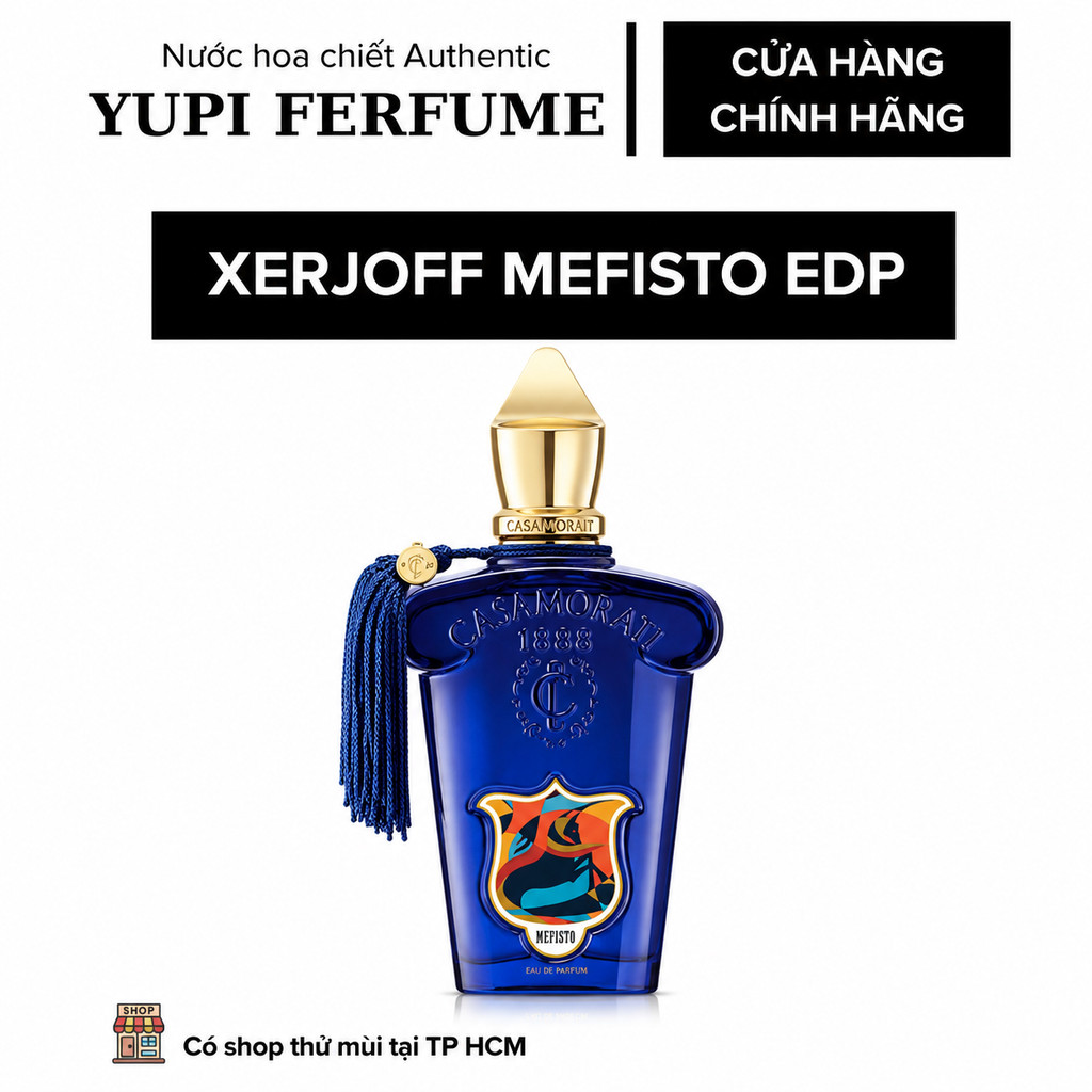 Nước Hoa Unisex Xerjoff Mefisto EDP Chiết 2ml 5ml 10ml - Hương Cam Chanh Tươi Mát Sang Trọng Lưu Hươ
