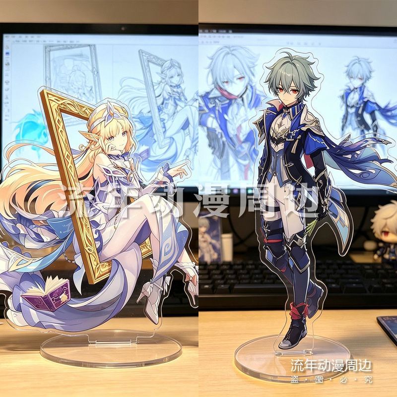 Genshin Impact / Lohen / Nicole / Genshin Nicole Lohen Hàng hóa Giá đỡ Acrylic tự chế / ttrt