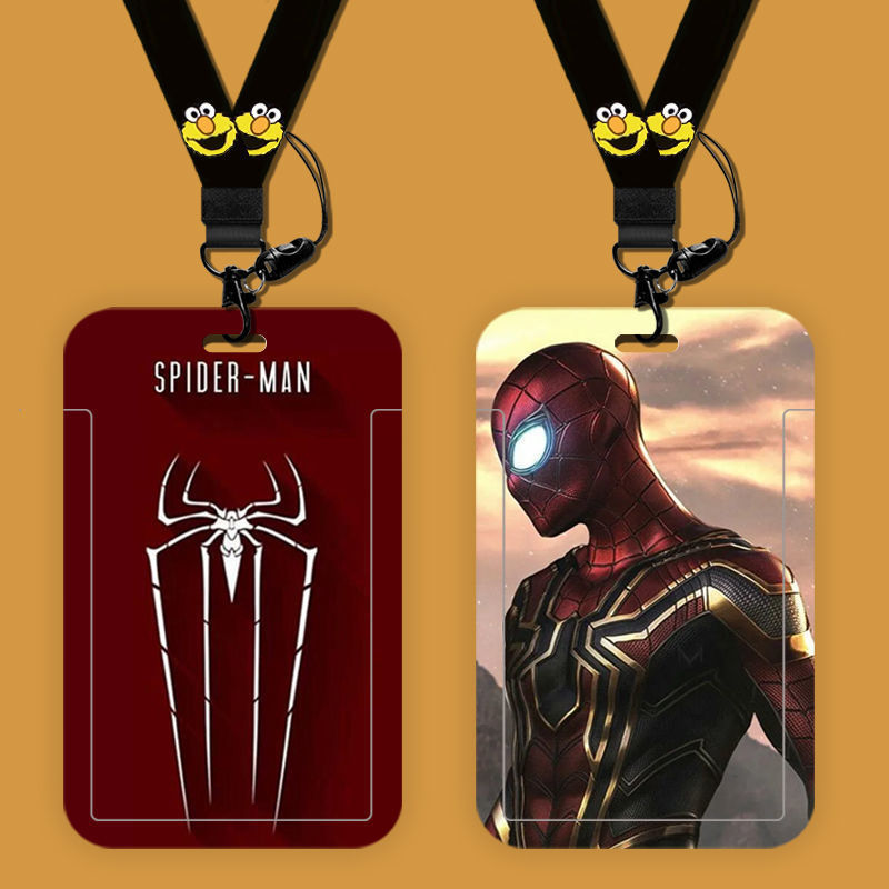 Marvel Người Nhện Học Sinh Thẻ Đi Học Tàu Điện Ngầm Kiểm Soát Truy Cập Thẻ Làm Việc ID Chủ Thẻ Làm V