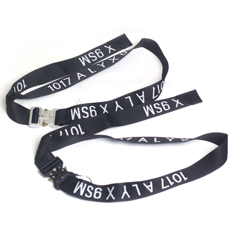 1017 ALYX BELT 9SM BELT Châu Âu Mỹ Nam Nữ Cặp Đôi Chiến Thuật Chức Năng BELT