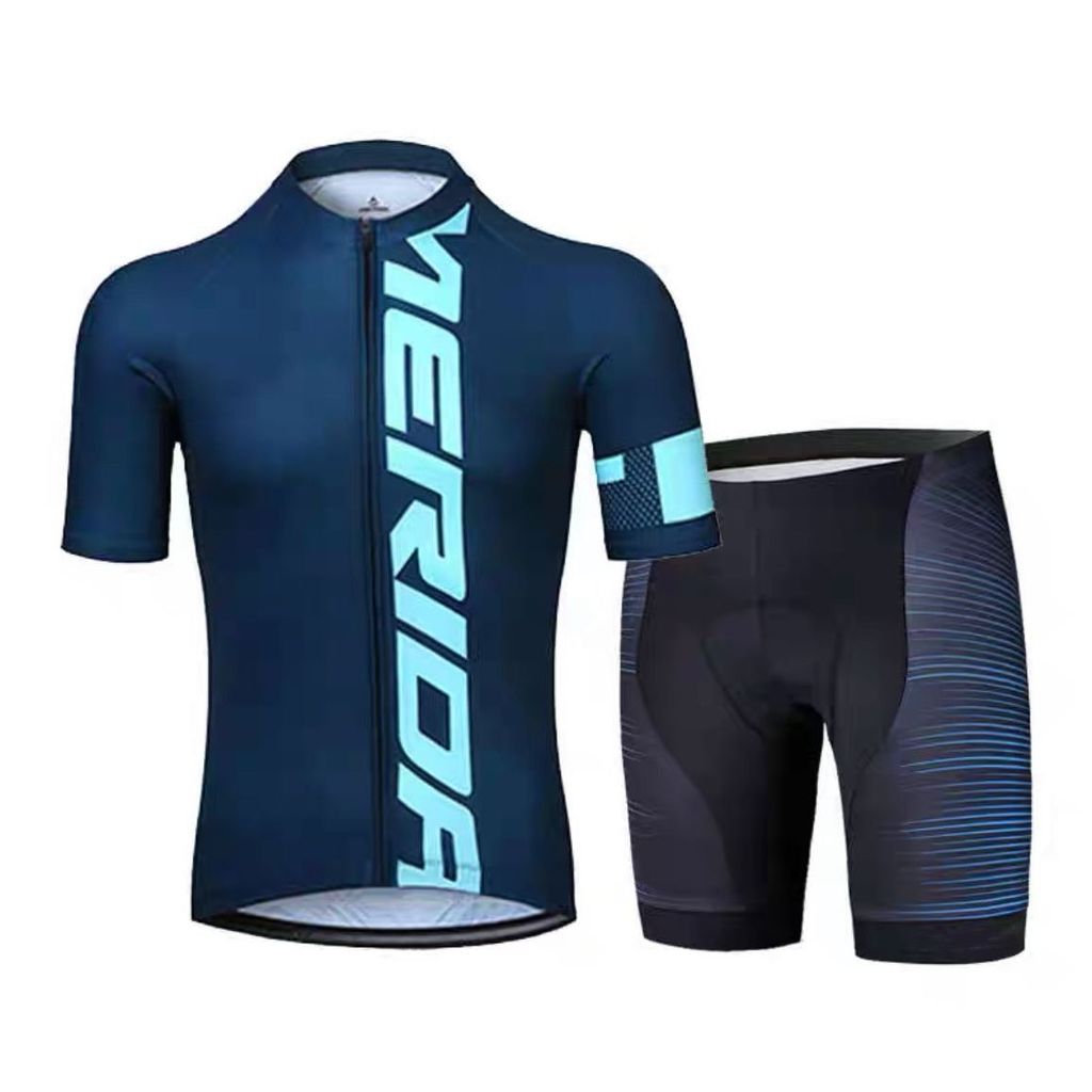 Mùa Hè Xanh Dương Phong Cách Mới Áo Đi Xe Đạp Tay Ngắn Phù Hợp Với Xe Leo Núi Jersey Tour de France 