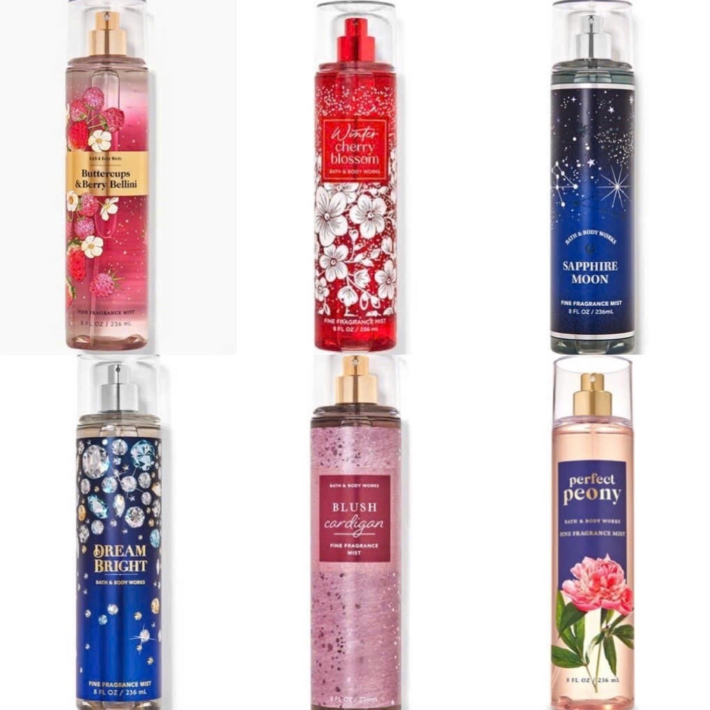 Nước hoa xịt thơm Bath & Body Works 236ml-Perfect Peony/Cherry Blossom/Sapphire Moon/Dream Bright/Bl