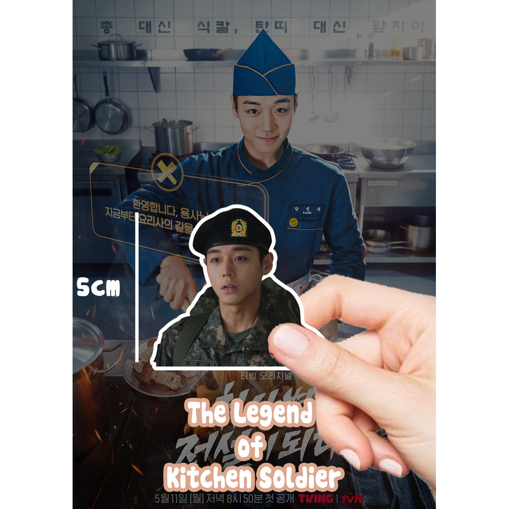 Set 60 Sticker The Legend of Kitchen Soldier (live action) 🎬 Park Jihoon – ko trùng, đã cắt sẵn