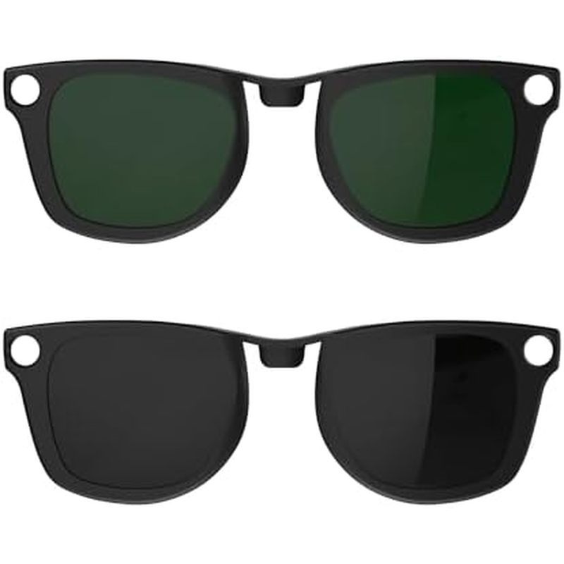 Kẹp phân cực HIBLOKS 4 chiếc cho Ray-Ban Meta Wayfarer RW4006 & Gen 2 RW4012 Regular (50-22), Kẹp đổ