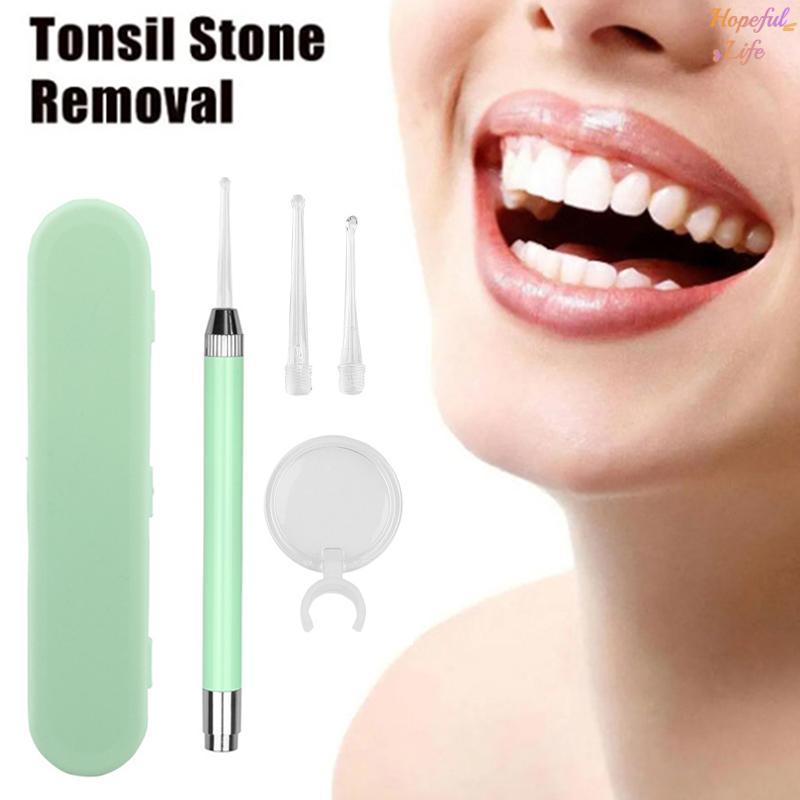 [HLS] Dụng cụ lấy sỏi amidan phát quang, dụng cụ lấy ráy tai, chăm sóc vệ sinh miệng, mới