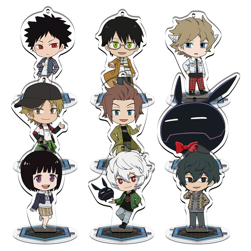 [Sẵn sàng] Khắc Interlayer Realm Trigger World Trigger Anime Hàng hóa Acrylic Đứng Mặt dây chuyền WJ