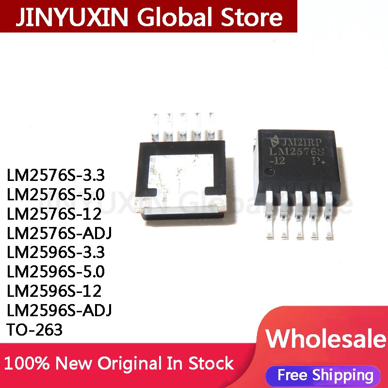 5 Chiếc LM2576S LM2576S-3.3 LM2576S-5.0 LM2576S-12 LM2576S-ADJ LM2596S-3.3 LM2596S-5.0 LM2596S-12 LM
