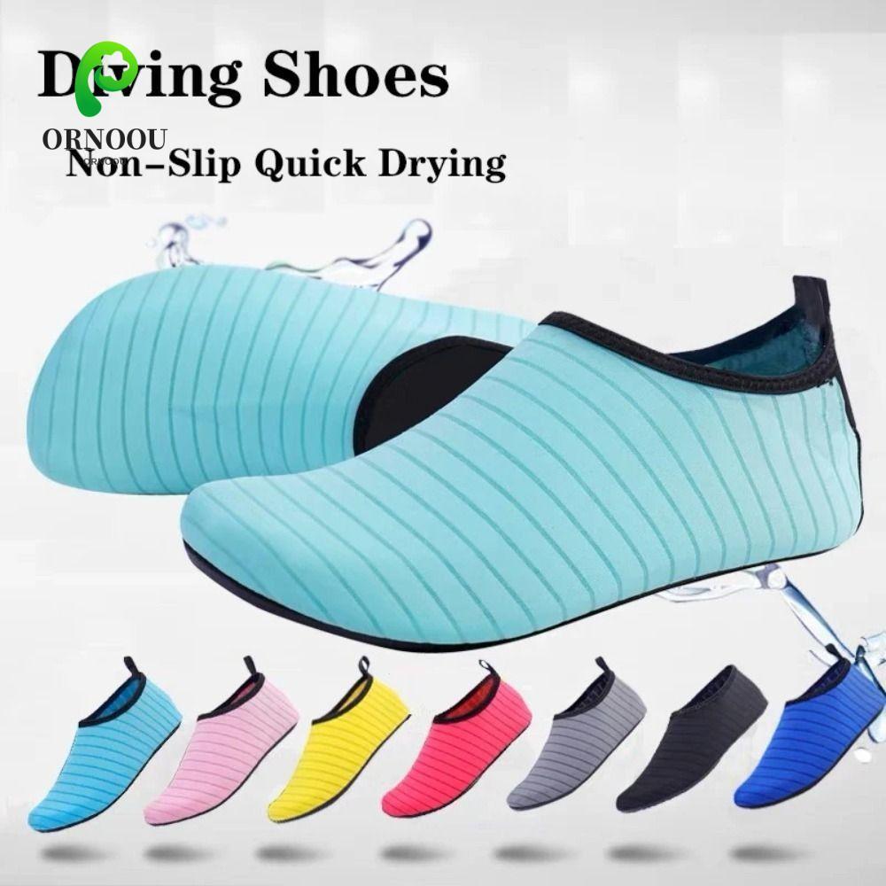 Tất Yoga ORNOOU, Giày thể thao lặn biển khô nhanh nhẹ, Giày Aqua Chống trượt Unisex Chống trượt Giày