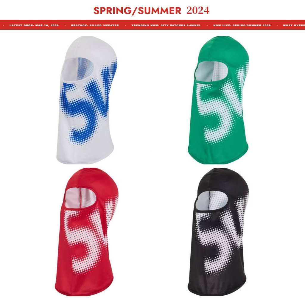 Sup Halftone Balaclava nhẹ SS24