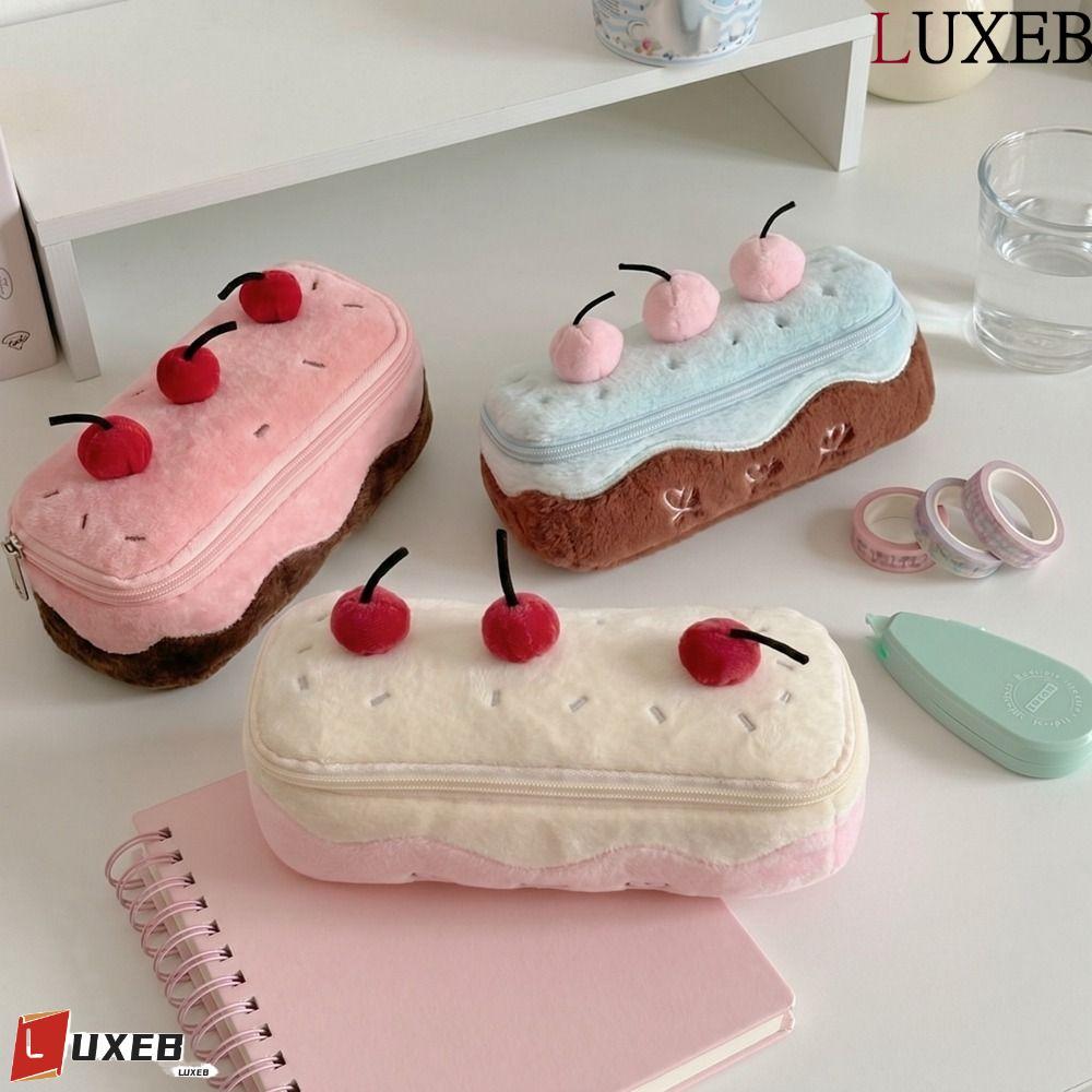 Túi đựng bút anh đào sang trọng LUXEB, Hộp đựng bút chì Kawaii dung tích lớn, Hộp đựng trang điểm th