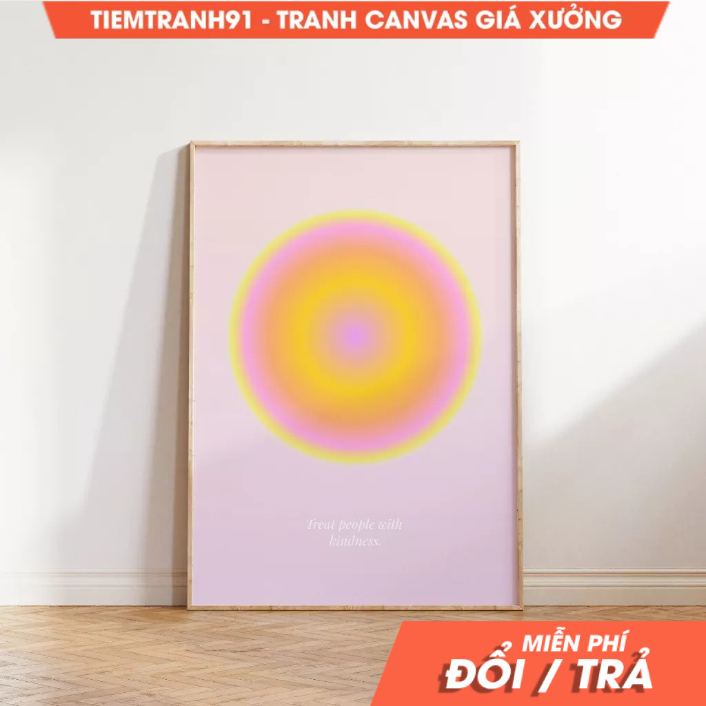 Tranh treo tường, Aura Poster, Spiritual Wall Art, Gradient, Angel Numbers, Affirmation Wall Art. (1
