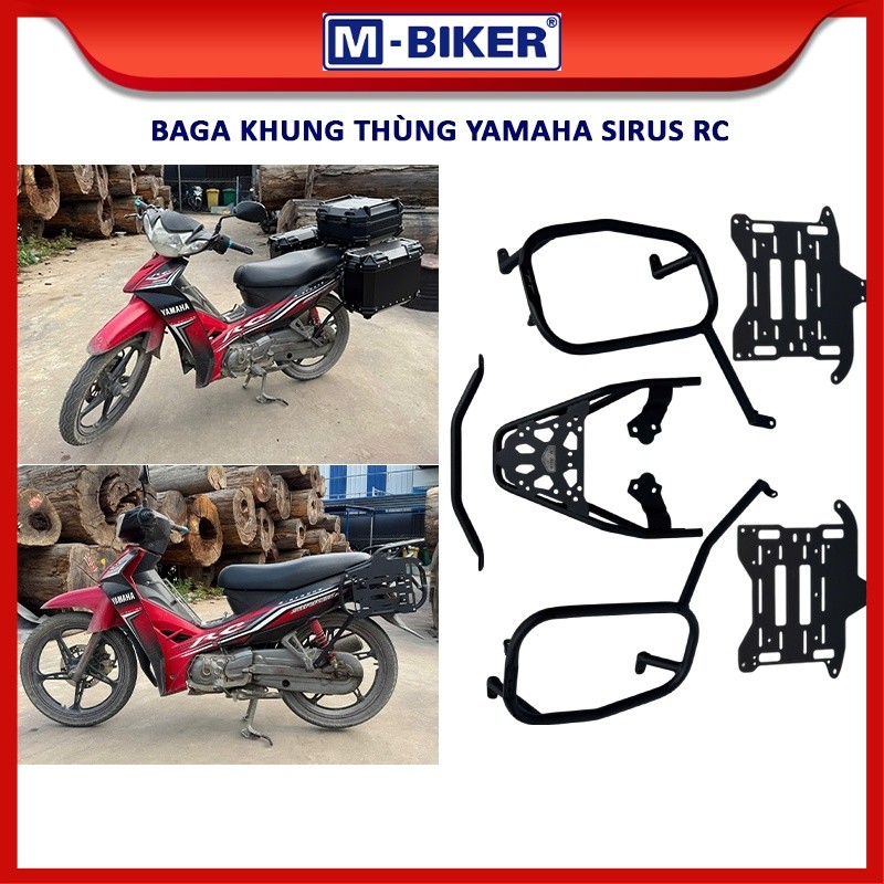 Baga Sirius RC, Baga sau gắn thùng Sirius, Khung treo thùng hông dành cho Yamaha Sirius RC