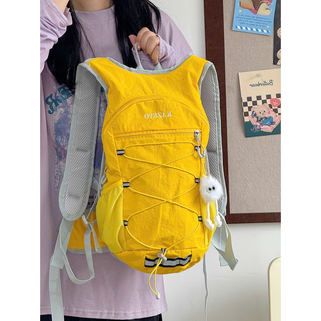 Balo Leo Núi KAZEVO DC 20L Chống Nước,Thoáng Khí, Balo Trekking Cắm Trại Dài Ngày Có Túi Mưa, Musta 