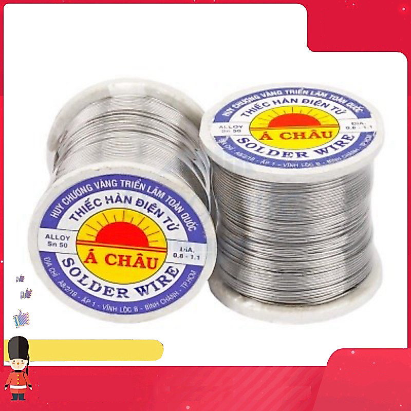 Thiếc Hàn 0.8 Sn50 Pb50 150G Á Châu Smart.hcm