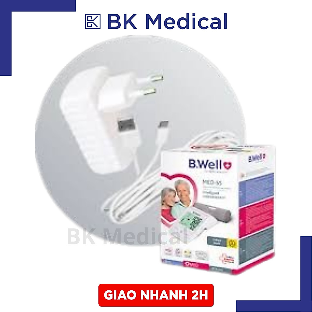 Bộ Đổi Điện Chính Hãng Dành Cho Máy Đo Huyết Áp B.Well - Adapter B.Well AD-115 & AD53/55