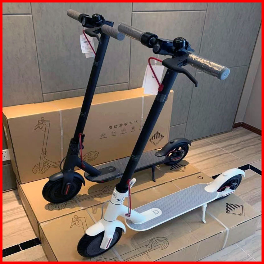 Xe scooter điện M365 Pro bánh lớn gấp gọn 8.5 inch pin Lithium bền bỉ 20km/sạc, Xe điện scooter có p