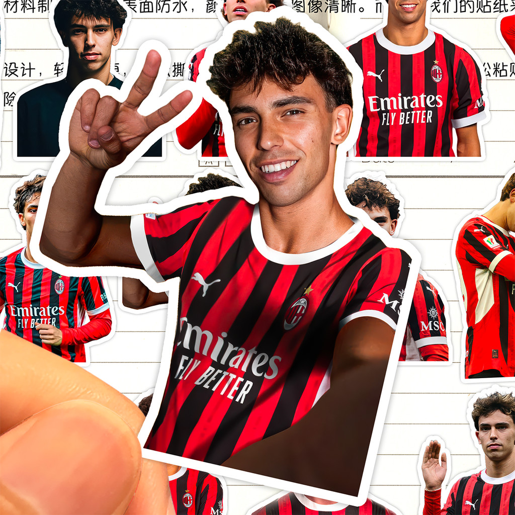 Ru Ruo Ang Felix Sticker HD Chống Thấm Nước AC Milan Cầu Thủ Bóng Đá Joao Felix Bộ Sưu Tập Miếng Dán