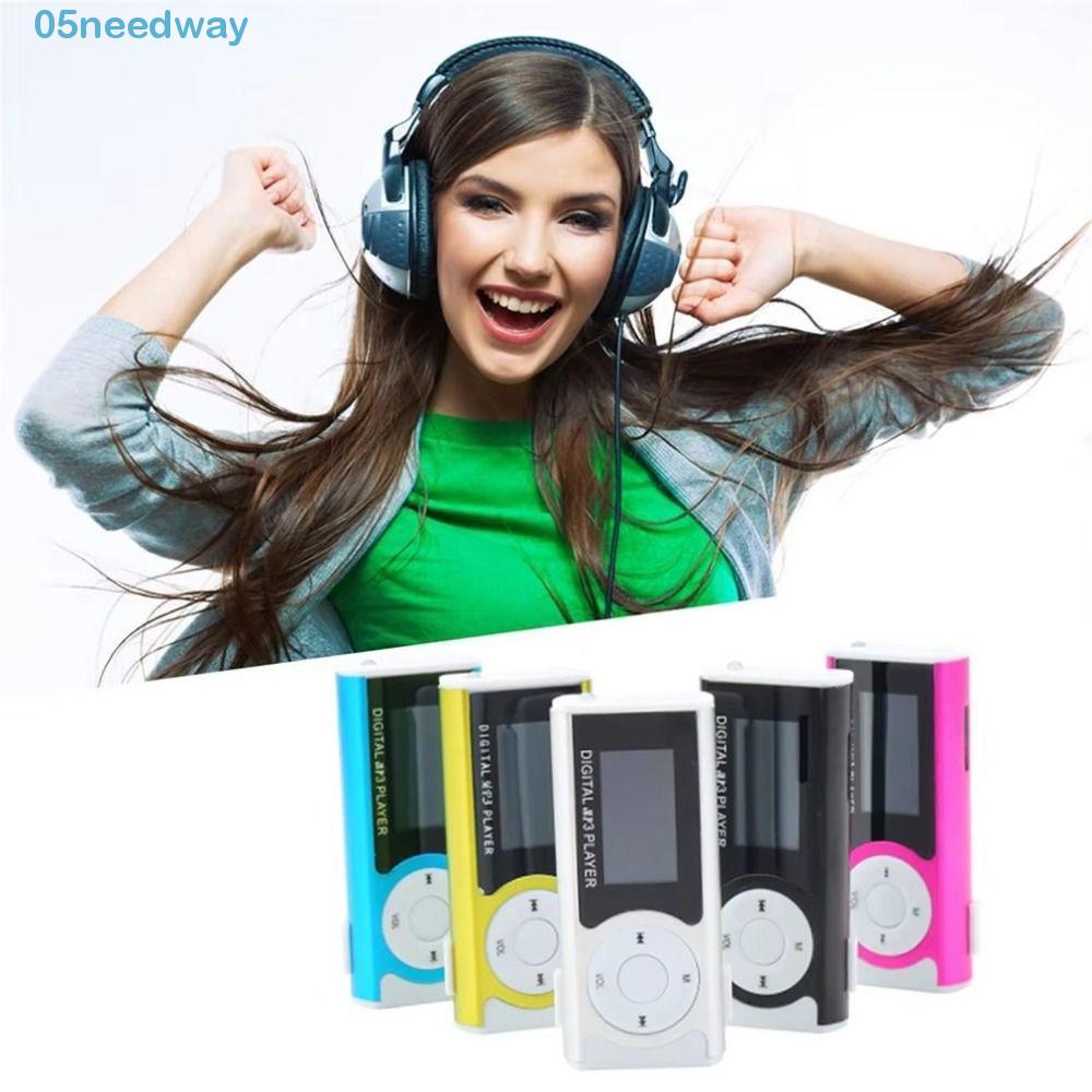 Máy nghe nhạc MP3 Mini cầm tay NEEDWAY, Âm thanh không mất mát với màn hình LCD Máy nghe nhạc MP3 US