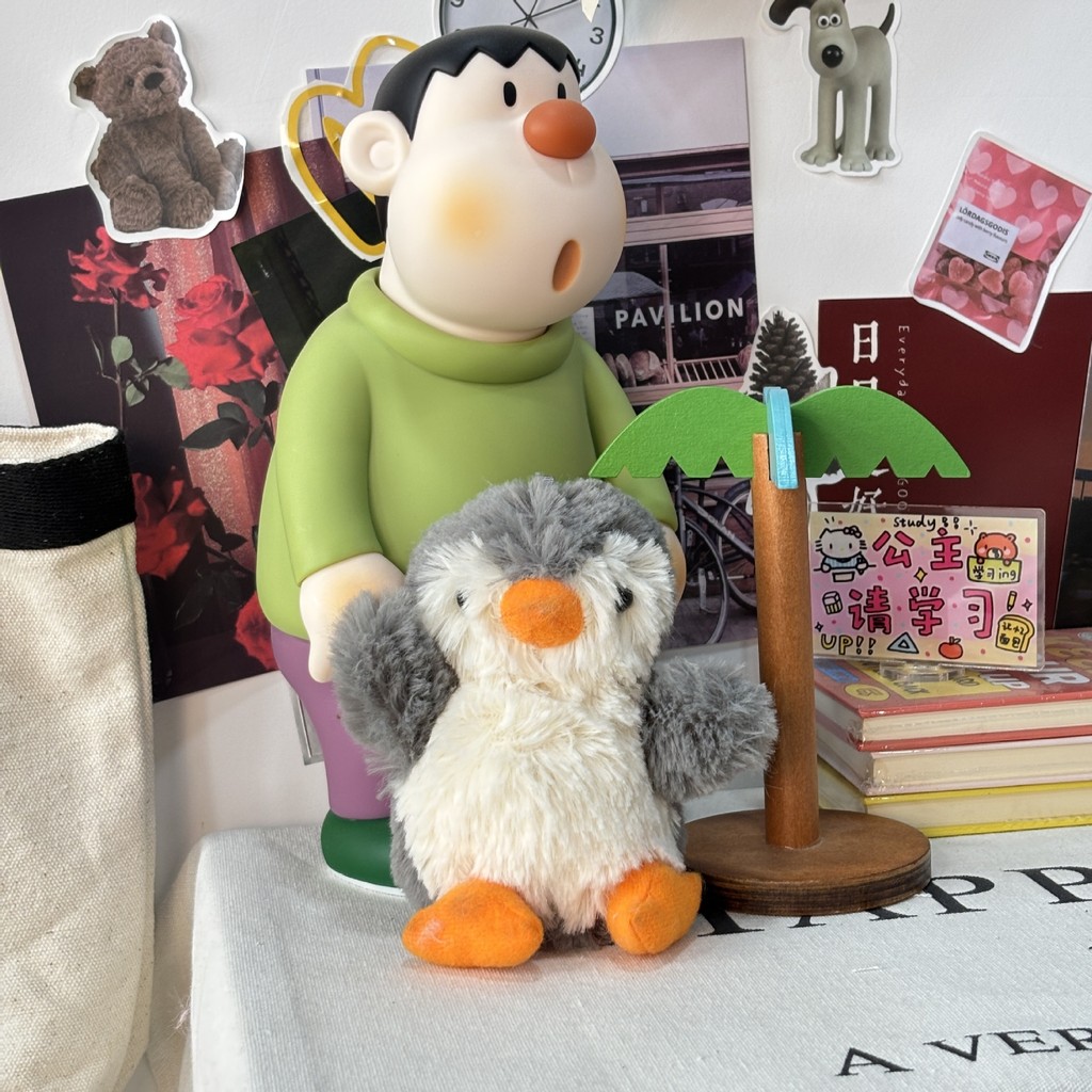 Hàng sẵn có Curly Penguin Peanut Penguin Doll Series Doll Búp bê sang trọng dễ thương Quà tặng đồ ch