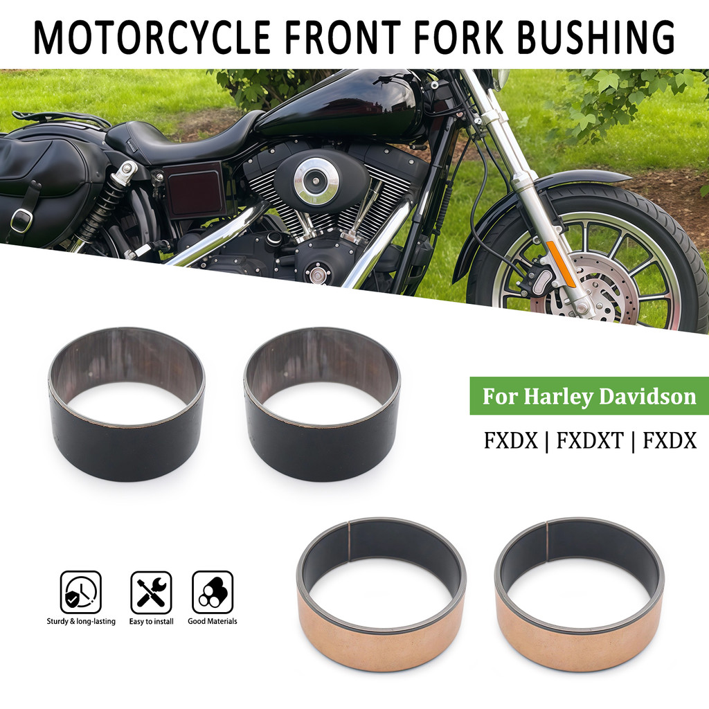 39mm Xe Máy Phuộc Bushing Hướng Dẫn Đường ray Giảm Sốc Cho Harley Davidson FXDX FXDX FXDX-CON DYNA C