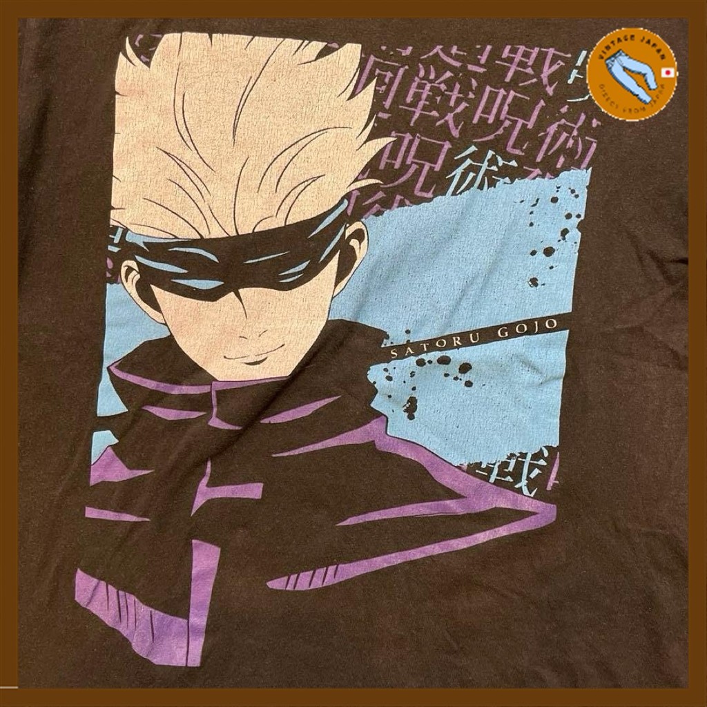 【Direct from Japan】[Used] Jujutsu Kaisen Gojo Satoru Official T-shirt Vintage Anime T-shirt JUJUTUKI