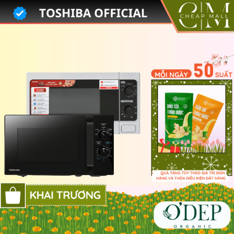 Lò vi sóng Toshiba MWP-MM20P(WH)/ MWP-MM20P(WH) - Bảo hành 12 tháng - CHEAP CSA