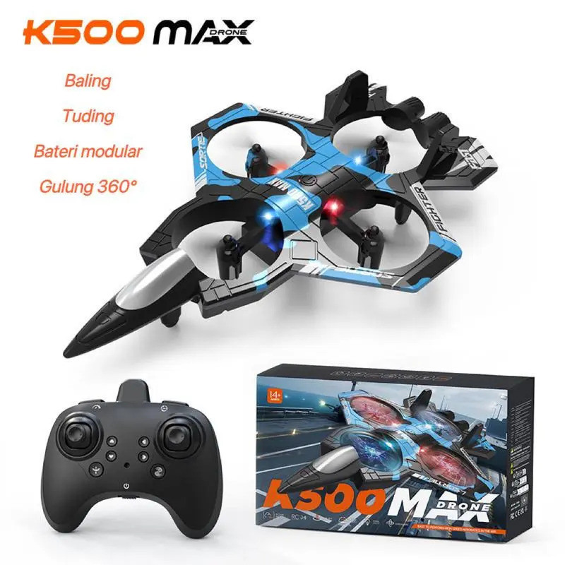 Máy bay không người lái đóng thế RC K500MAX với 360° Lật, Giữ độ cao & Chuyến bay giống như FPV - Qu