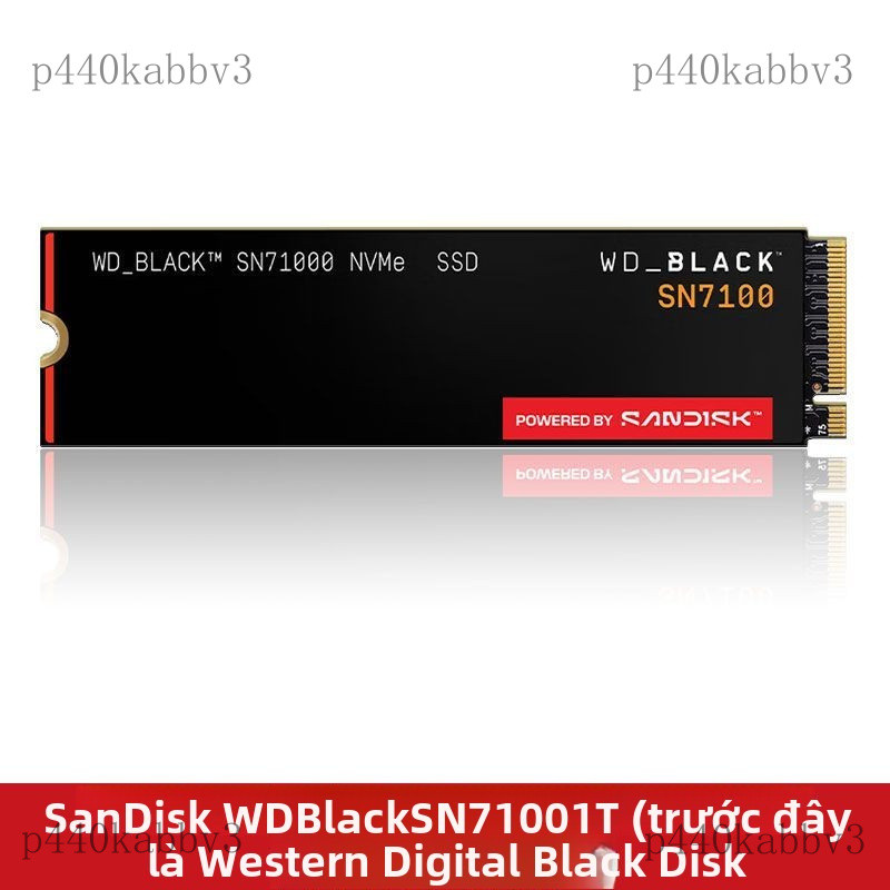 Phần cứng máy tính SanDisk SN7100 1T Đĩa đen phiên bản Trung Quốc Laptop chơi game mới nguyên hộp Ổ 