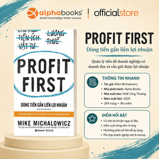 Sách: Profit First - Dòng Tiền Gắn Liền Lợi Nhuận - Mike Michalowicz
