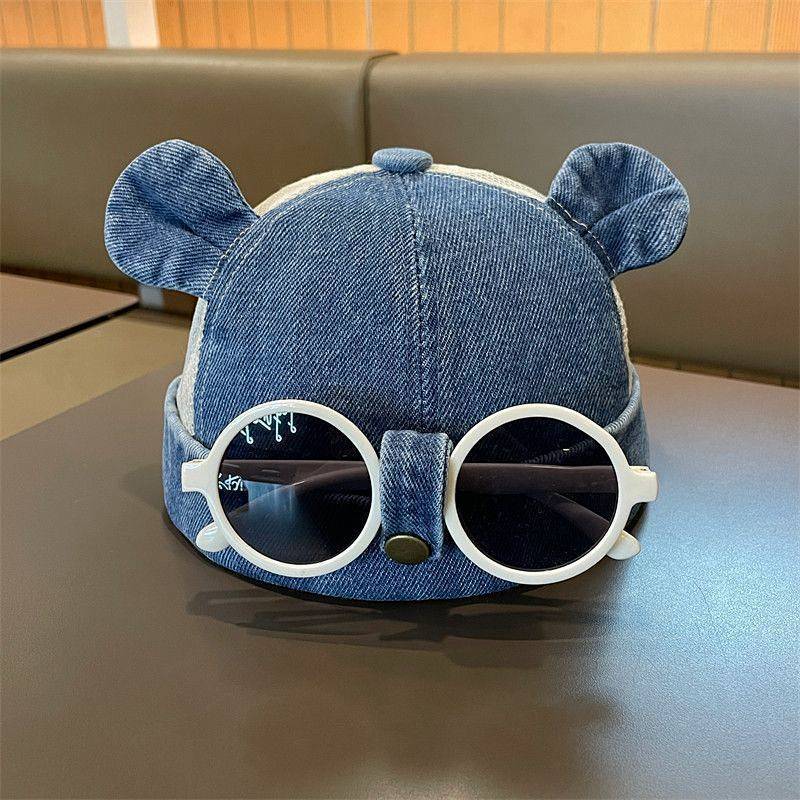 Children Hat Chinese Landlord Hat Korean Style Spring and Summer Fashion Beret Baby Yupi Boys and Gi
